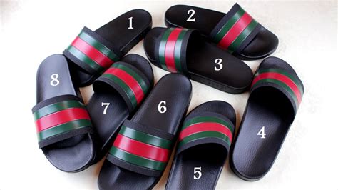 fake black gucci slides|authenticate gucci marmont raffia slides.